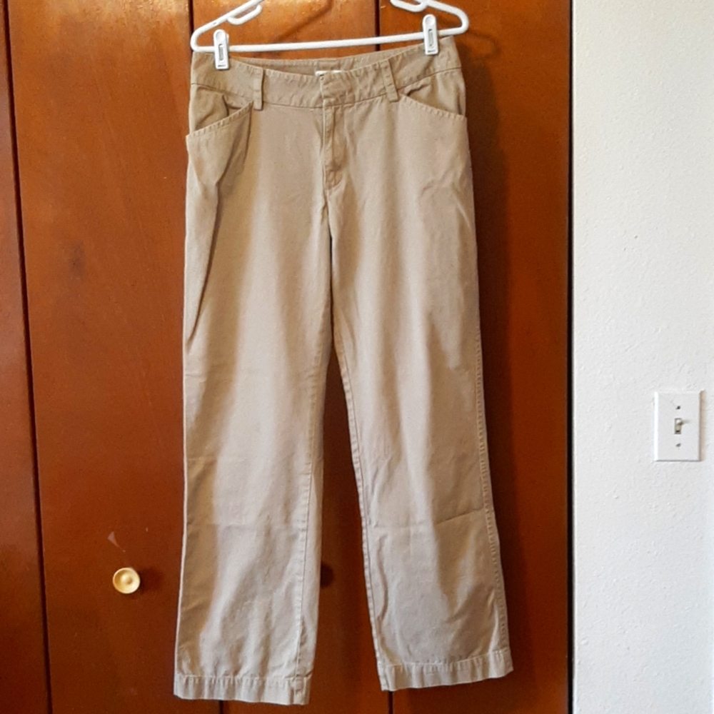Khaki slacks size 8.